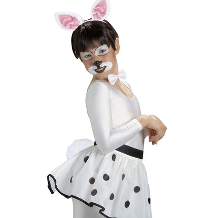 Widmann SRL Verkleedset bunny oren met strik en staart