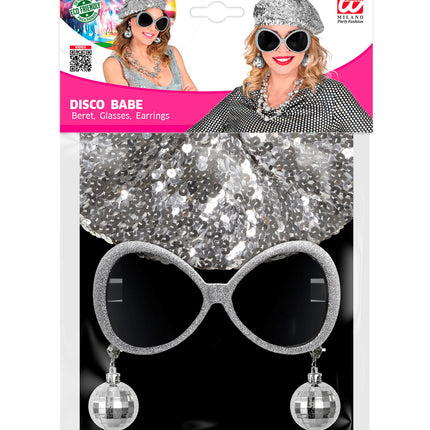 Widmann SRL Verkleedset disco glitter