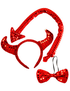 Widmann SRL Verkleedset duivel met pailletten