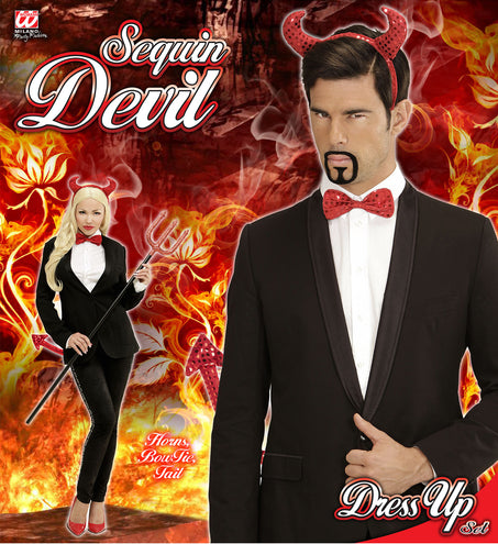 Widmann SRL Verkleedset duivel met pailletten