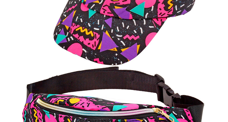 Widmann SRL Verkleedset funky fashion jaren 80 zwart