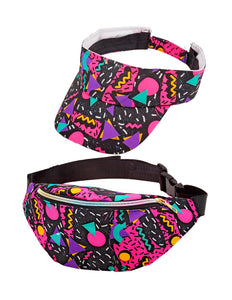 Widmann SRL Verkleedset funky fashion jaren 80 zwart