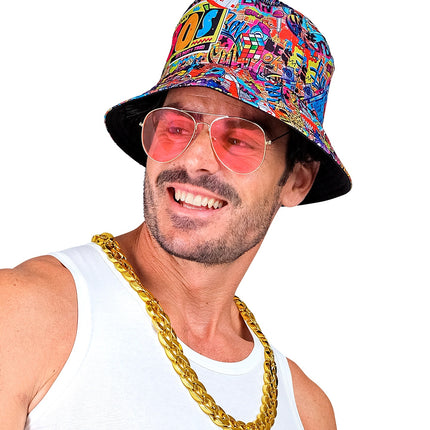 Widmann SRL Verkleedset Graffiti  jaren 80