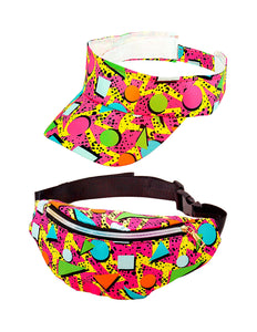 Widmann SRL Verkleedset Jaren 80 funky fashion roze