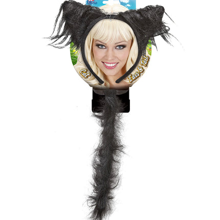 Widmann SRL Verkleedset kat zwart