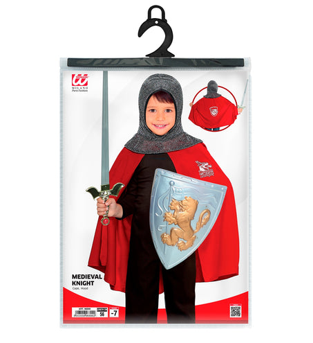 Widmann SRL Verkleedset kind ridder poncho