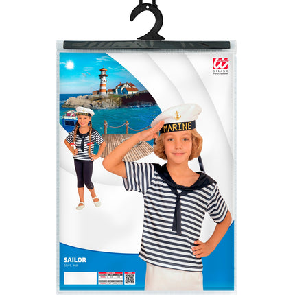 Widmann SRL Verkleedset marine voor kinderen