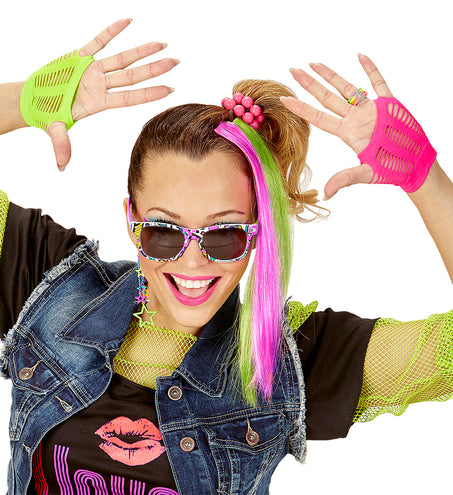 Widmann SRL Verkleedset retro neon jaren 80