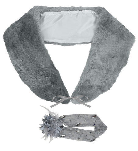 Widmann SRL Verkleedset Roaring  20's grijs