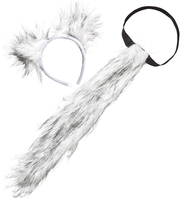 PPFINE Handgemaakte Faux Fur Vos Wolf Oren Hoofdband PPFINE Handgemaakte Faux Fur Vos Wolf Oren Hoofdband