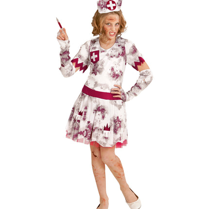 Widmann SRL Verpleegsterjurkje zombie kinderen