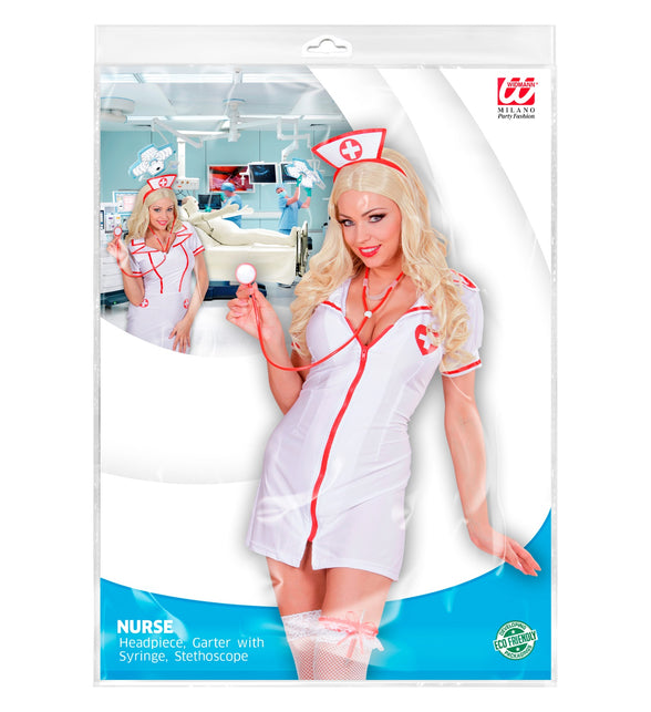 Widmann SRL Verpleegstersetje met nep stethoscoop