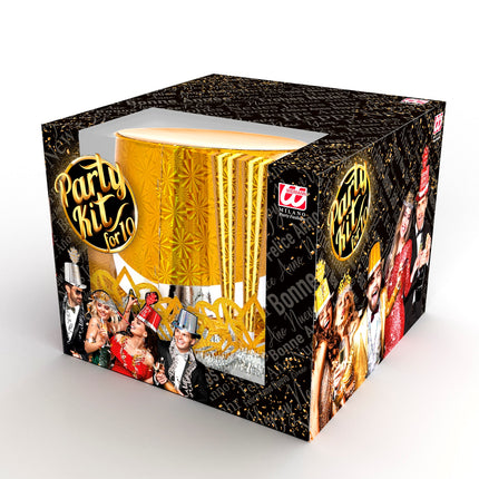 Widmann SRL Versierset Happy New Year goud