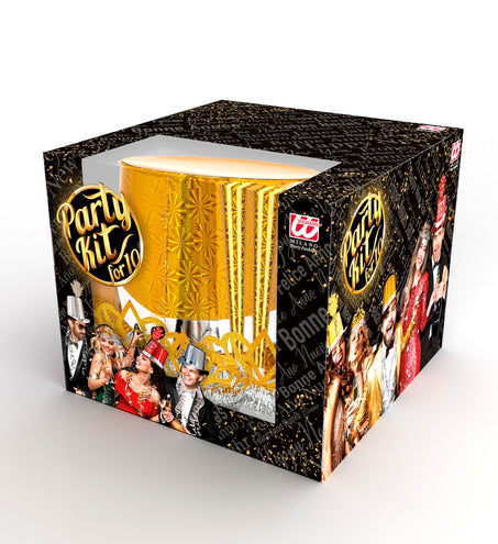 Widmann SRL Versierset Happy New Year goud