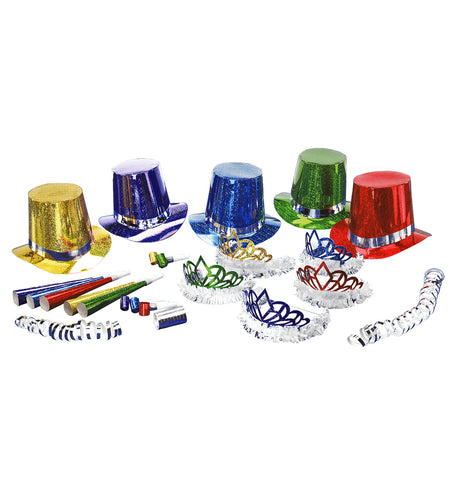 Widmann SRL Versierset Happy New Year meerkleurig