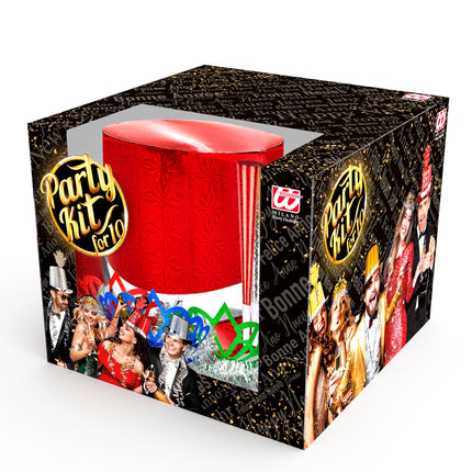 Widmann SRL Versierset Happy New Year meerkleurig