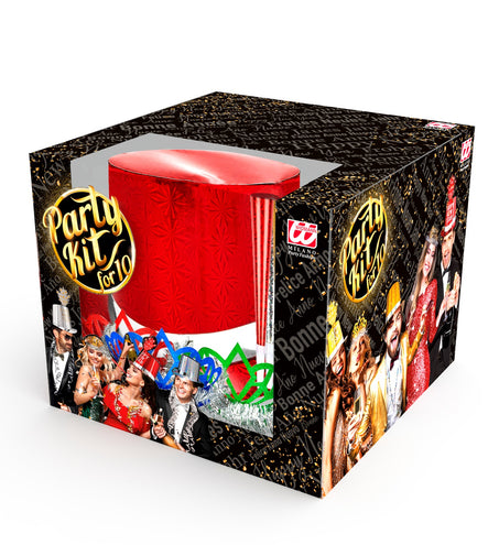 Widmann SRL Versierset Happy New Year meerkleurig