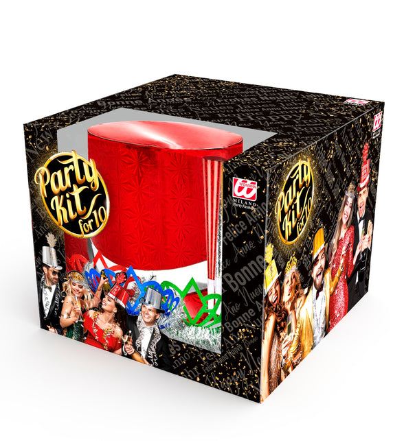 Widmann SRL Versierset Happy New Year meerkleurig