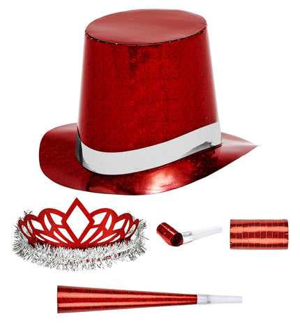Widmann SRL Versierset Happy New Year rood