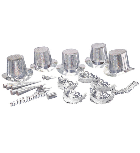 Widmann SRL Versierset Happy New Year zilver