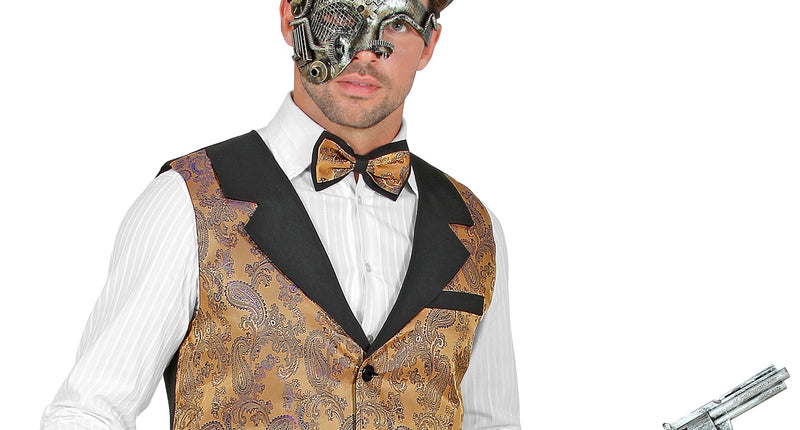 Widmann SRL Vest bruin vintage steampunk