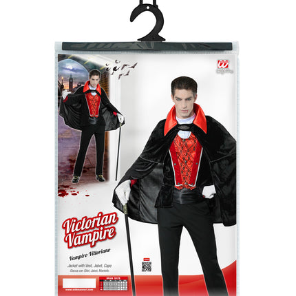 Widmann SRL Victoriaans vampierenpak heren