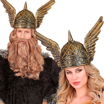Widmann SRL Viking helm met vleugels