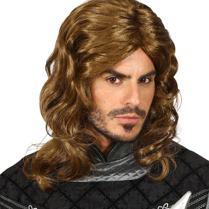 Widmann SRL Viking pruik voor volwassenen