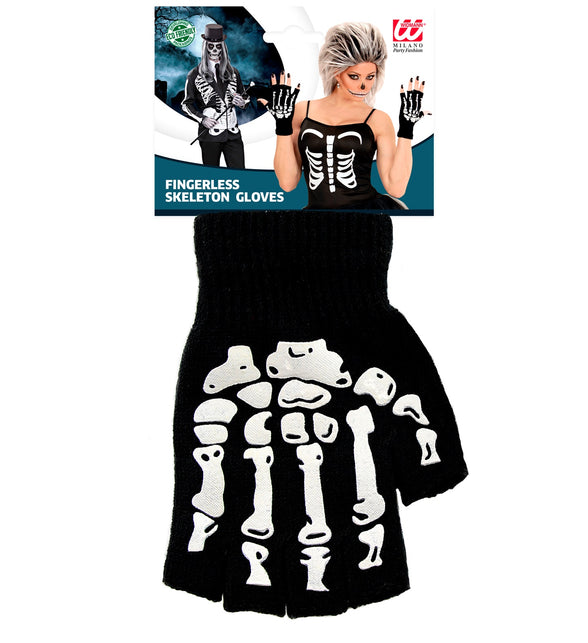 Widmann SRL Vingerloze handschoen skelet