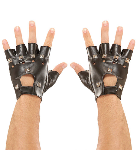 Widmann SRL Vingerloze handschoenen mat spijkers