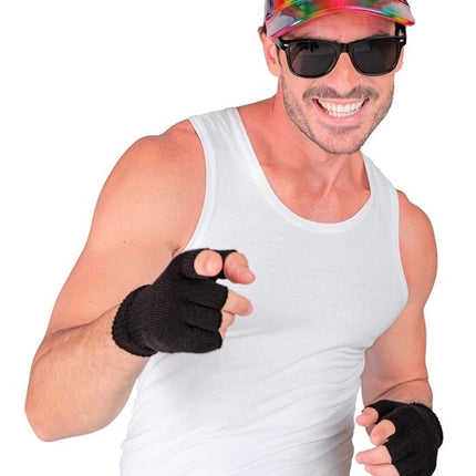 Widmann SRL Vingerloze handschoenen zwart budget