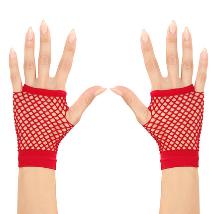 Widmann SRL Vingerloze nethandschoenen rood