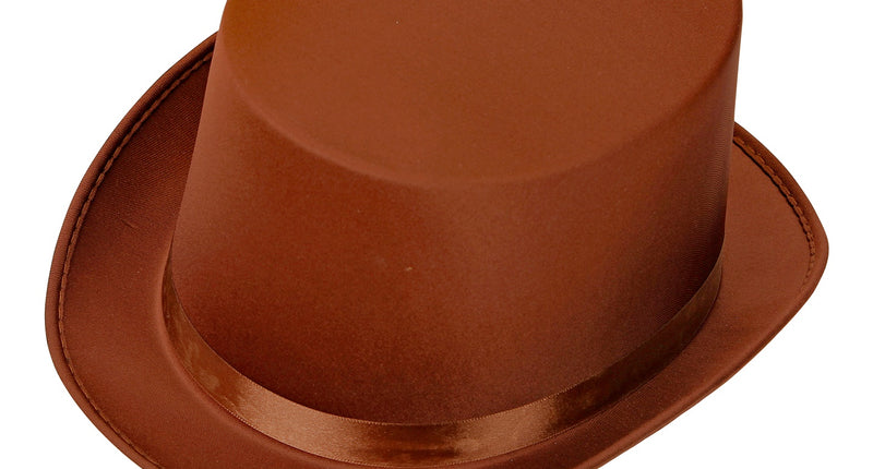 Widmann SRL Vintage bruine hoge hoed