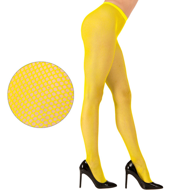Widmann SRL Visnet panty neon geel