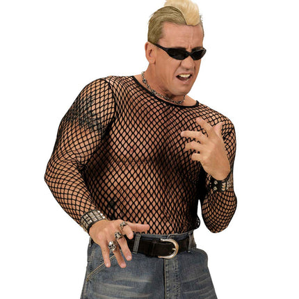 Widmann SRL Visnetshirt Zwart Heren