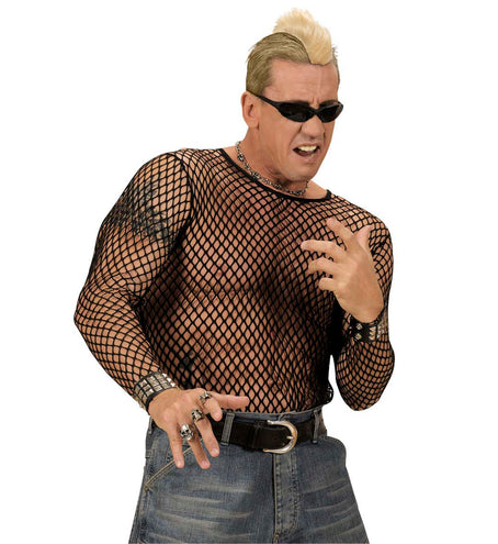 Widmann SRL Visnetshirt Zwart Heren