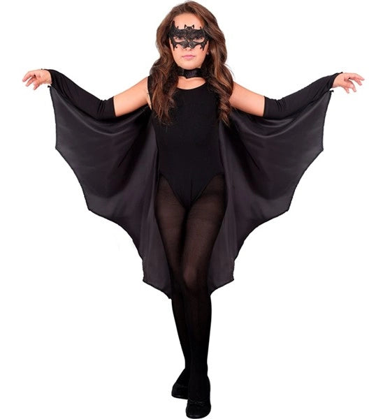 Widmann SRL Vleermuis cape Anouk kinderen