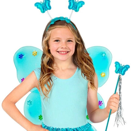 Widmann SRL Vlinder set blauw Noah