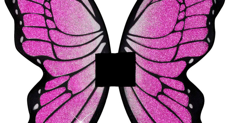 Widmann SRL Vlindervleugels glitter 50x50cm