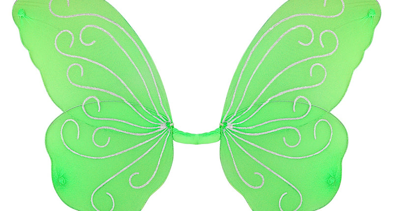 Widmann SRL Vlindervleugels glitter groen
