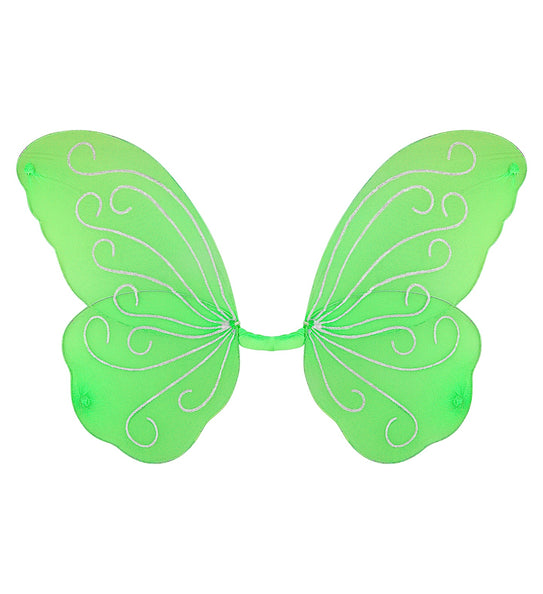 Widmann SRL Vlindervleugels glitter groen
