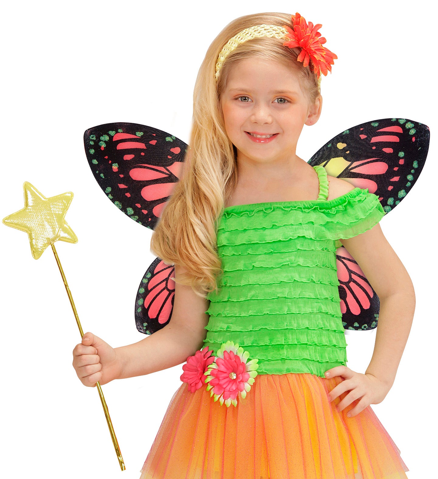 Fun Play Feeënkostuum voor kinderen, meisjes, vlindervleugels voor kinderen, tutu, toverstaf en hoofdband, vlinderkostuums, engelenvleugels voor meisjes van 3 tot 8 jaar, roze Fun Play Feeënkostuum voor kinderen, meisjes, vlindervleugels voor kinderen, tutu, toverstaf en hoofdband, vlinderkostuums, engelenvleugels voor meisjes van 3 tot 8 jaar, roze