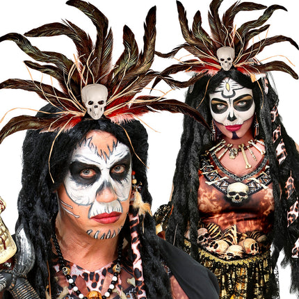 Widmann SRL Voodoo hoofdband halloween