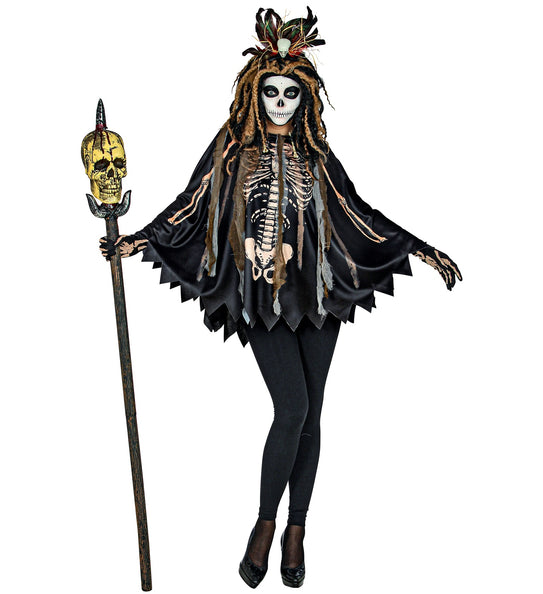 Widmann SRL Voodoo priester poncho volwassenen