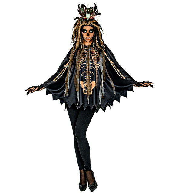 Widmann SRL Voodoo priester poncho volwassenen