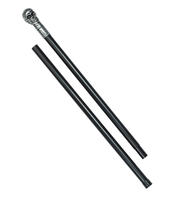 Widmann SRL Wandelstok met grappige schedel 3-delig