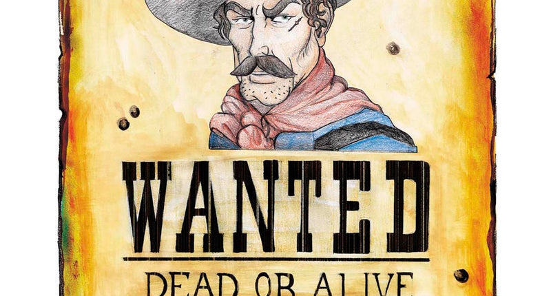 Widmann SRL Wanted bord decoratie