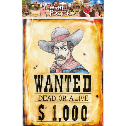 Widmann SRL Wanted bord decoratie