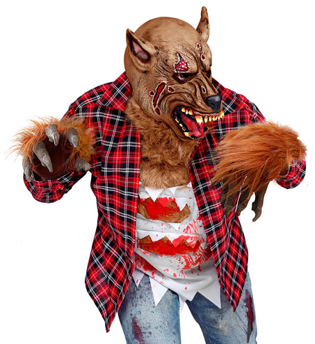 Widmann SRL Weerwolf handschoenen met haren