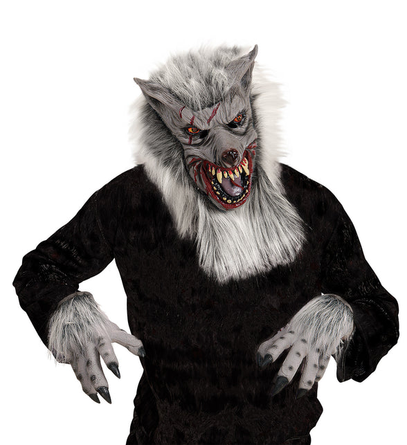 Widmann SRL Weerwolf masker met veel haar